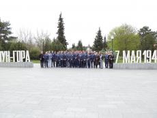 ФК «Севастополь» посетил мемориальный комплекс «Сапун-гора»