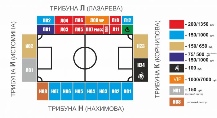 Цены на билеты и абонементы