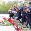 ФК «Севастополь» посетил мемориальный комплекс «Сапун-гора»